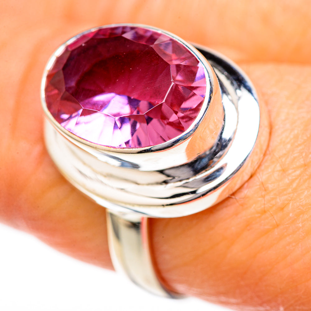 Color Change Alexandrite Rings handcrafted by Anasilvercos - RING128155