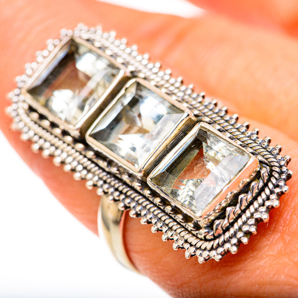 White Quartz Rings handcrafted by Anasilvercos - RING128157