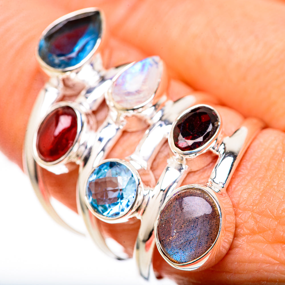 Labradorite Rings handcrafted by Anasilvercos - RING128159