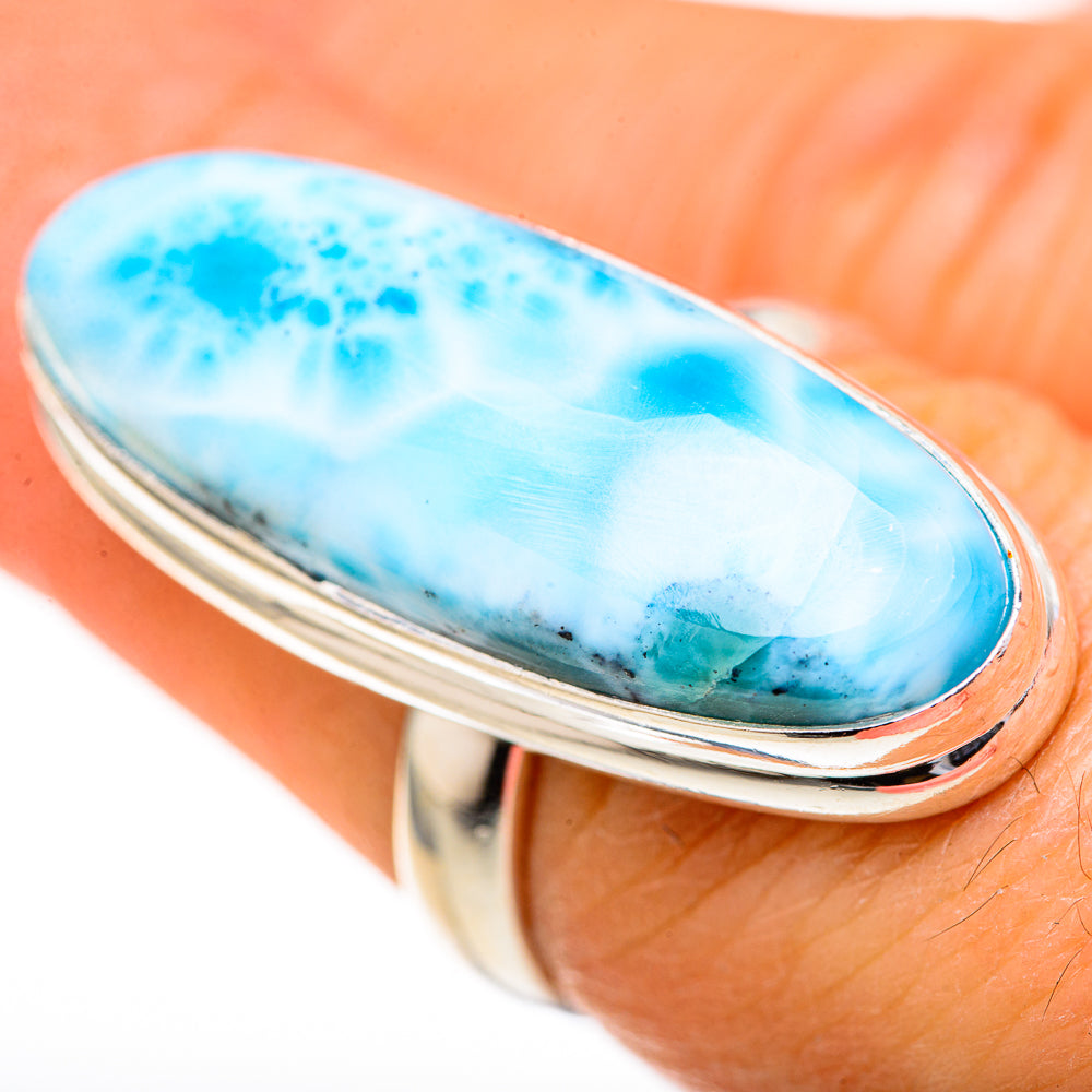 Larimar Rings handcrafted by Anasilvercos - RING128167