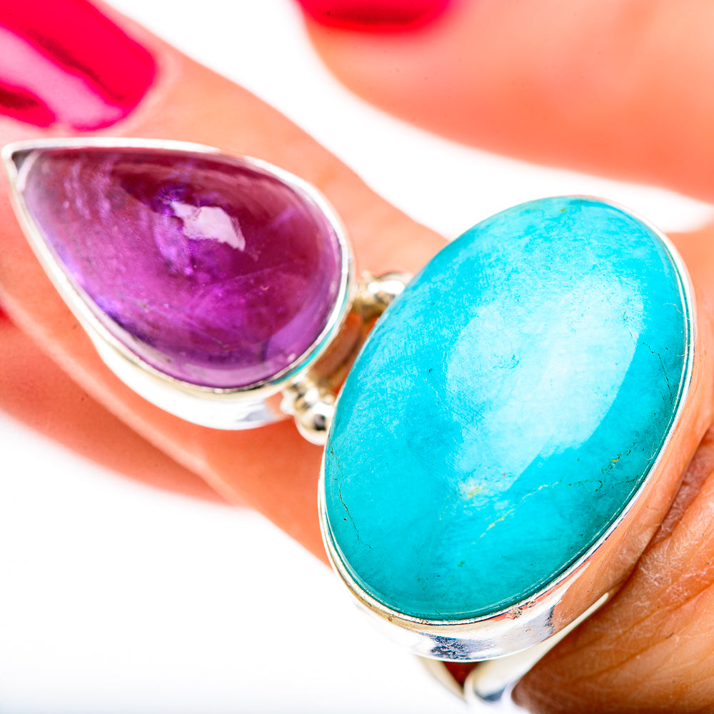 Larimar Rings handcrafted by Anasilvercos - RING128180