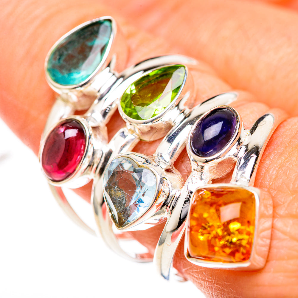 Baltic Amber Rings handcrafted by Anasilvercos - RING128203