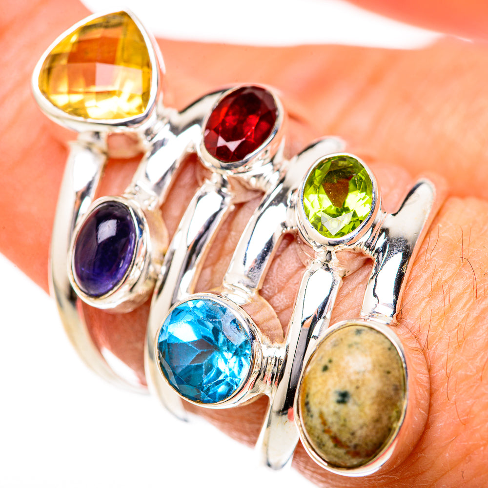 Labradorite Rings handcrafted by Anasilvercos - RING128205