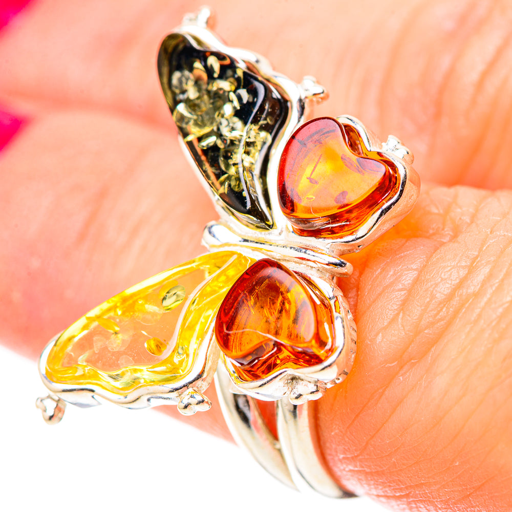 Baltic Amber Rings handcrafted by Anasilvercos - RING128215