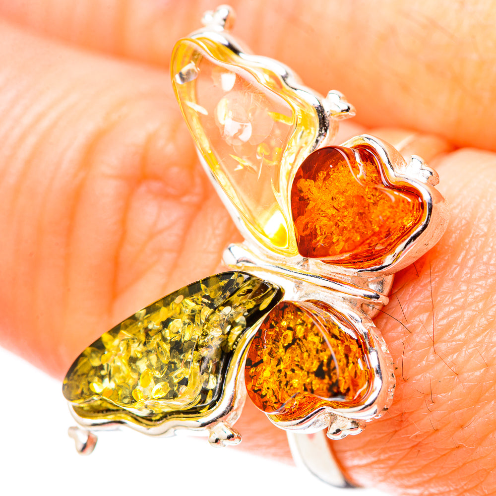 Baltic Amber Rings handcrafted by Anasilvercos - RING128216
