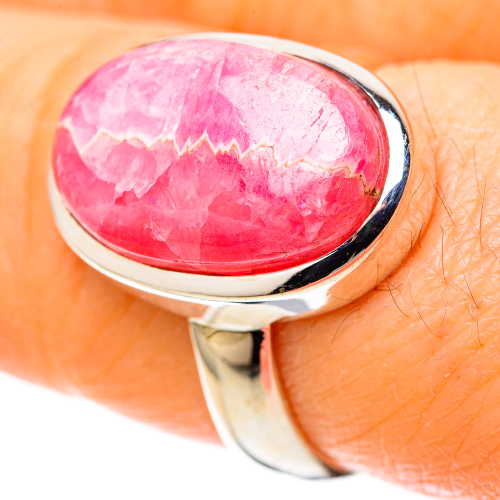 Rhodochrosite Rings handcrafted by Anasilvercos - RING128233