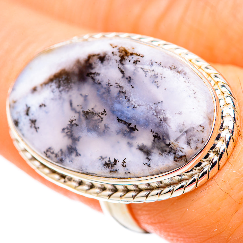 Dendritic Opal Rings handcrafted by Anasilvercos - RING128240