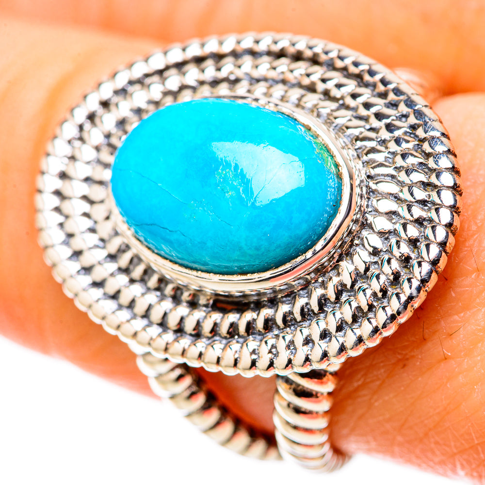 Larimar Rings handcrafted by Anasilvercos - RING128251