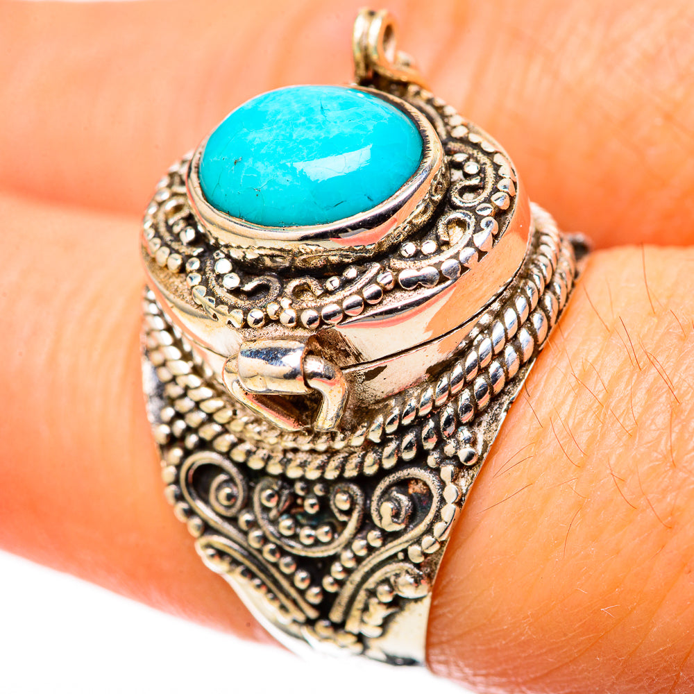 Chrysocolla Rings handcrafted by Anasilvercos - RING128253