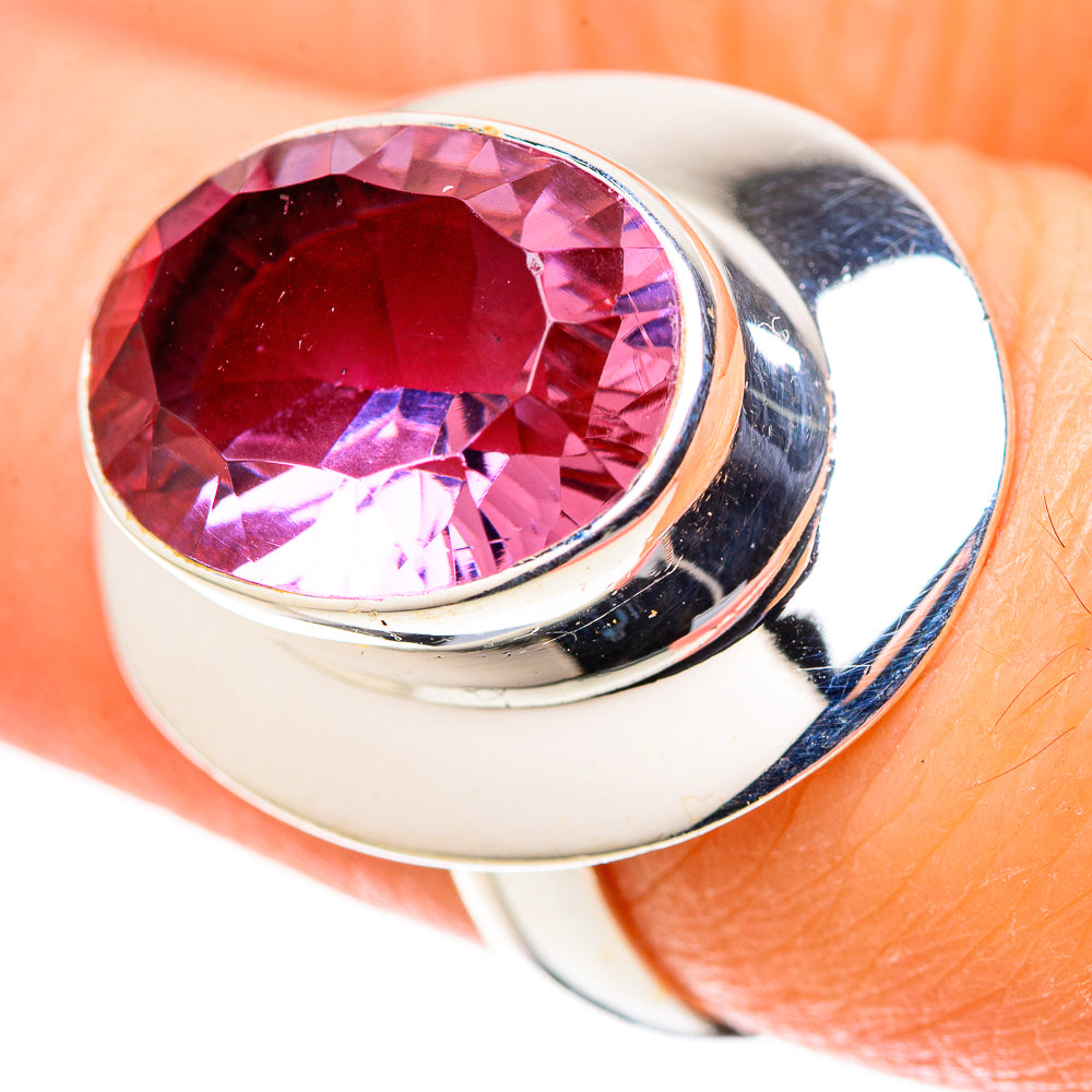 Color Change Alexandrite (Lab.) Rings handcrafted by Anasilvercos - RING128266