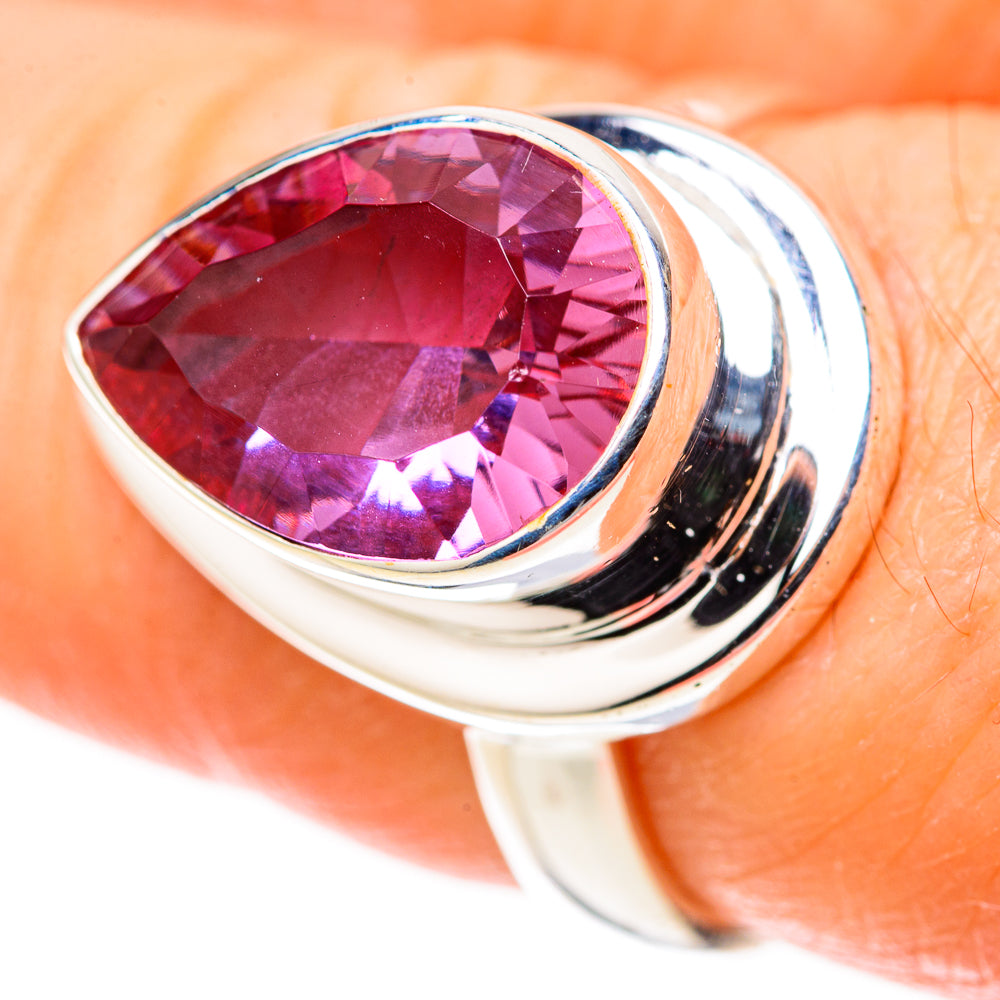 Color Change Alexandrite (Lab.) Rings handcrafted by Anasilvercos - RING128267