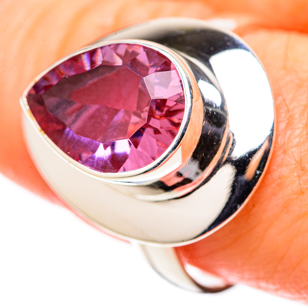 Color Change Alexandrite (Lab.) Rings handcrafted by Anasilvercos - RING128321