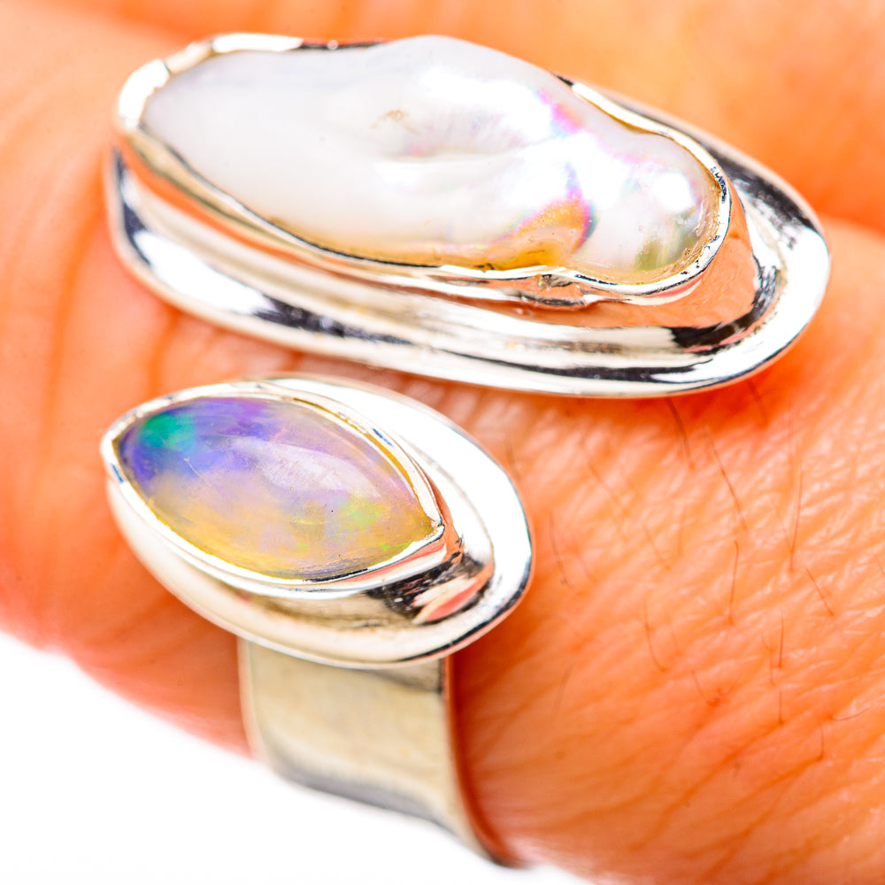 Mother Of Pearl Rings handcrafted by Anasilvercos - RING128331