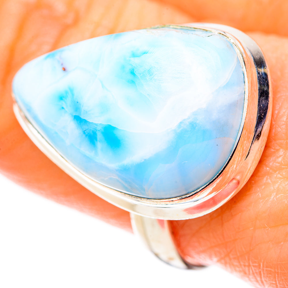 Larimar Rings handcrafted by Anasilvercos - RING128339