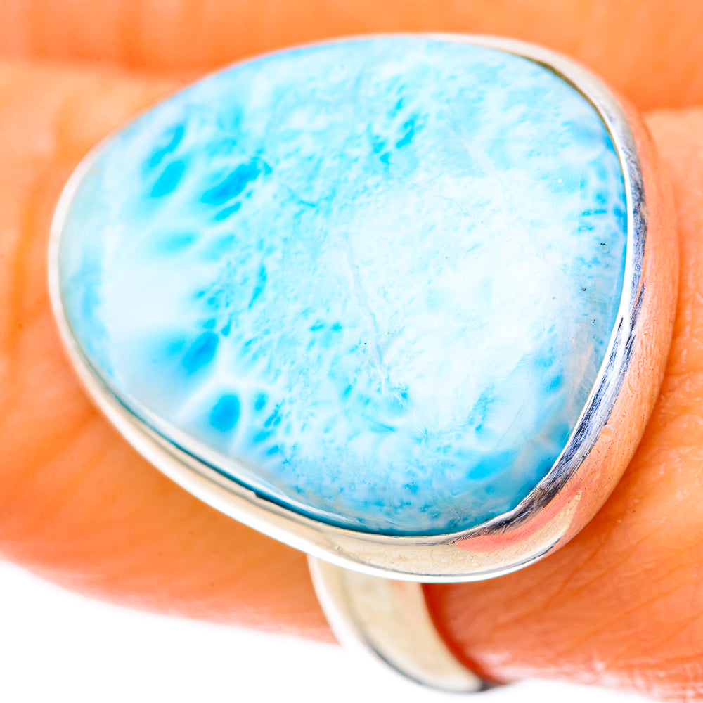 Larimar Rings handcrafted by Anasilvercos - RING128362