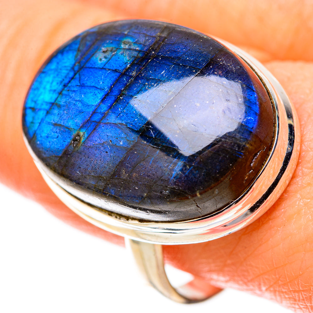 Labradorite Rings handcrafted by Anasilvercos - RING128385