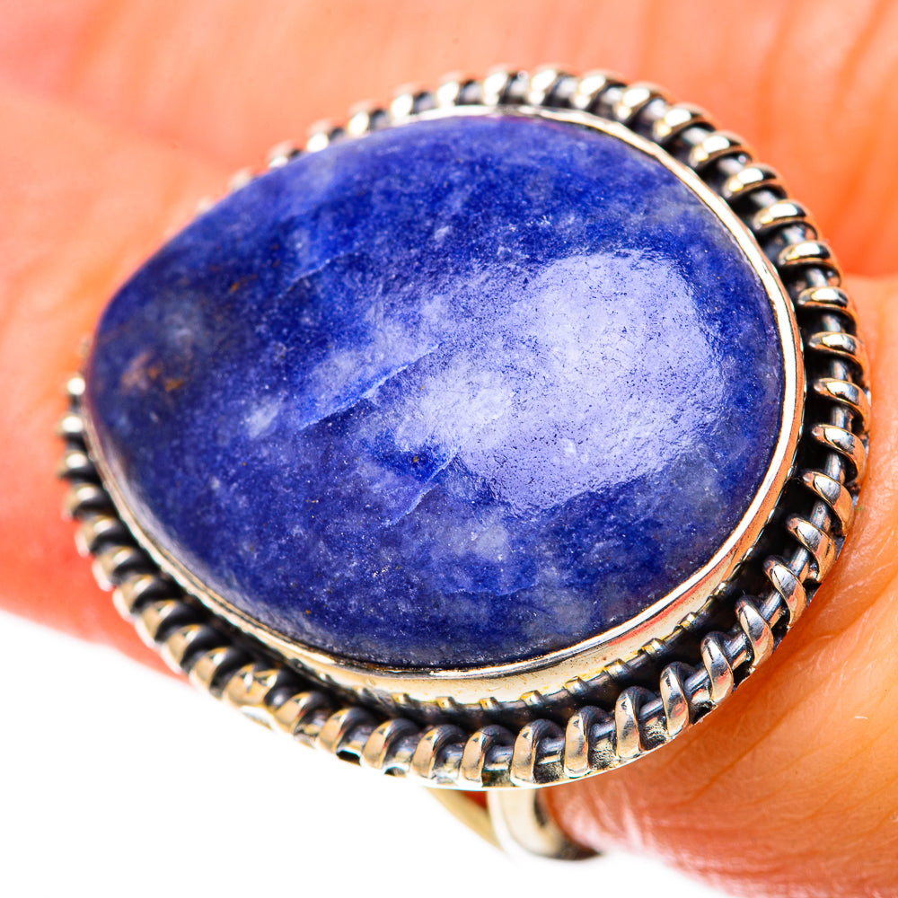 Sodalite Rings handcrafted by Anasilvercos - RING128387