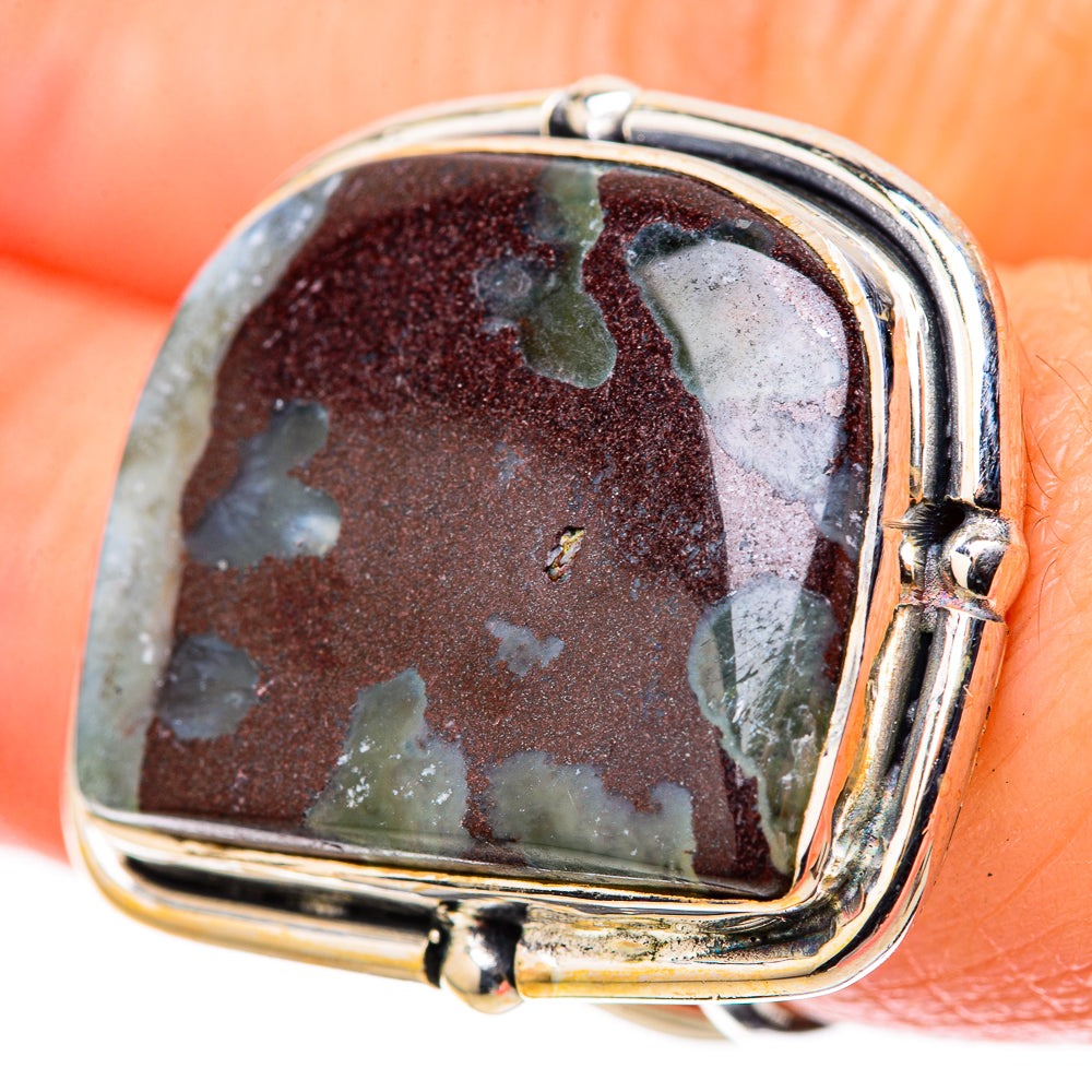 Boulder Opal Rings handcrafted by Anasilvercos - RING128394