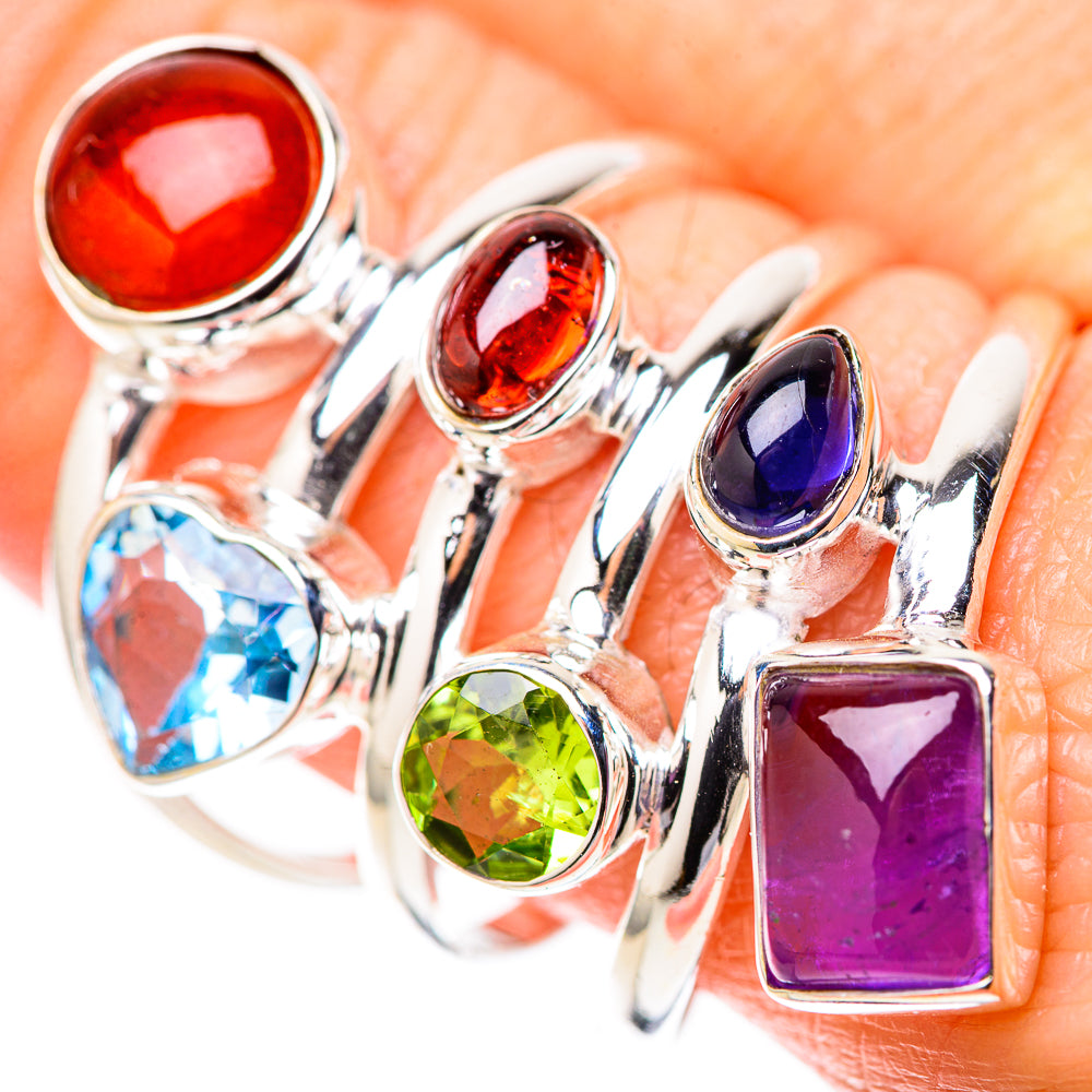Amethyst Rings handcrafted by Anasilvercos - RING128401