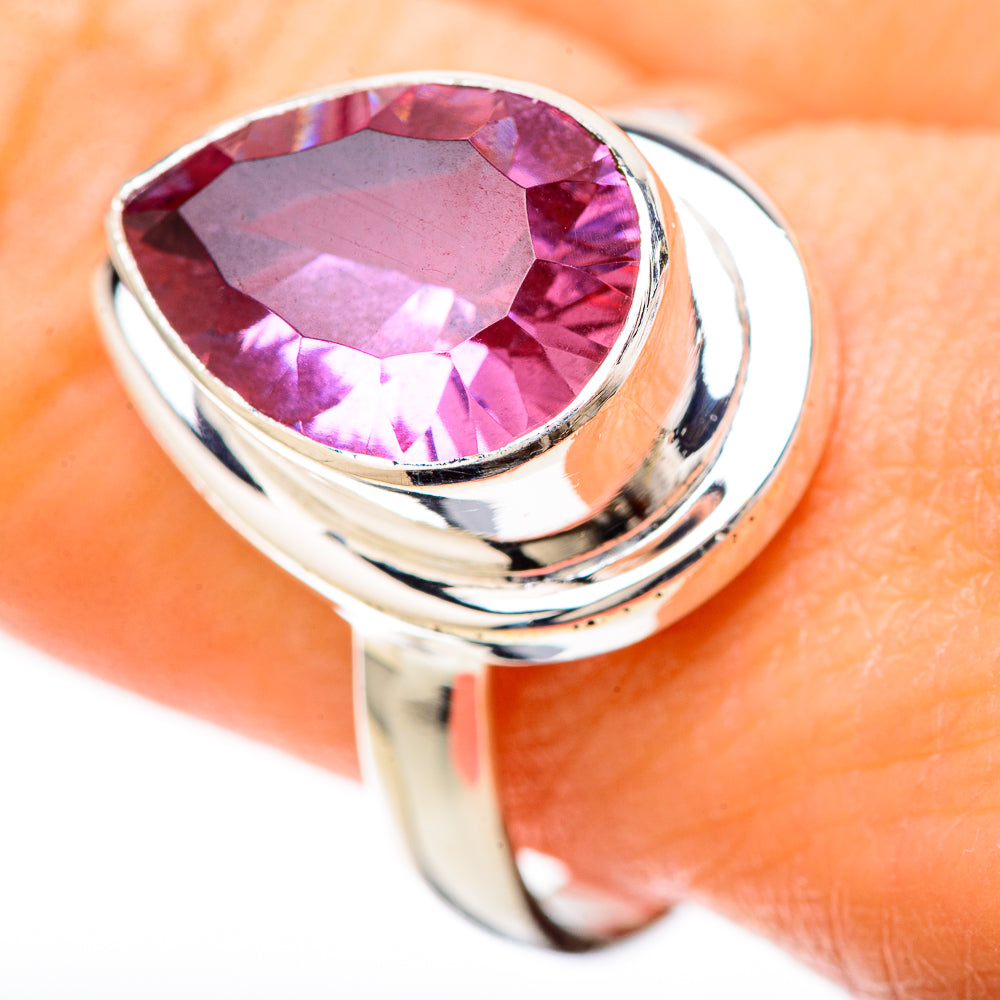 Color Change Alexandrite Rings handcrafted by Anasilvercos - RING128463