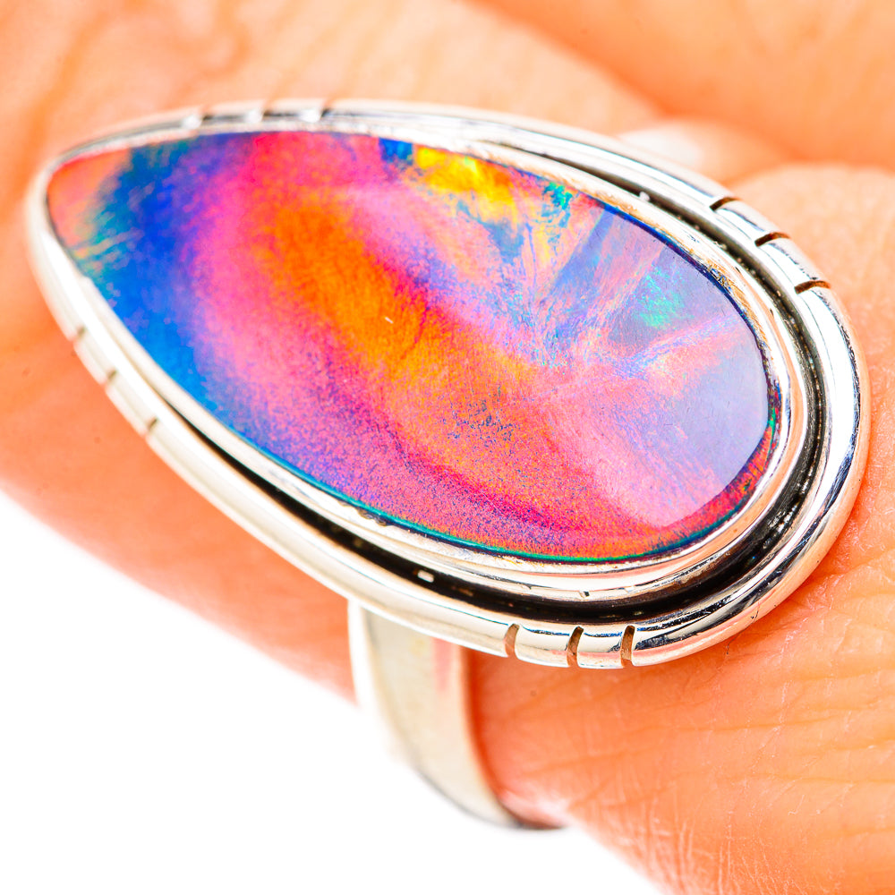 Aura Opal Rings handcrafted by Anasilvercos - RING128473
