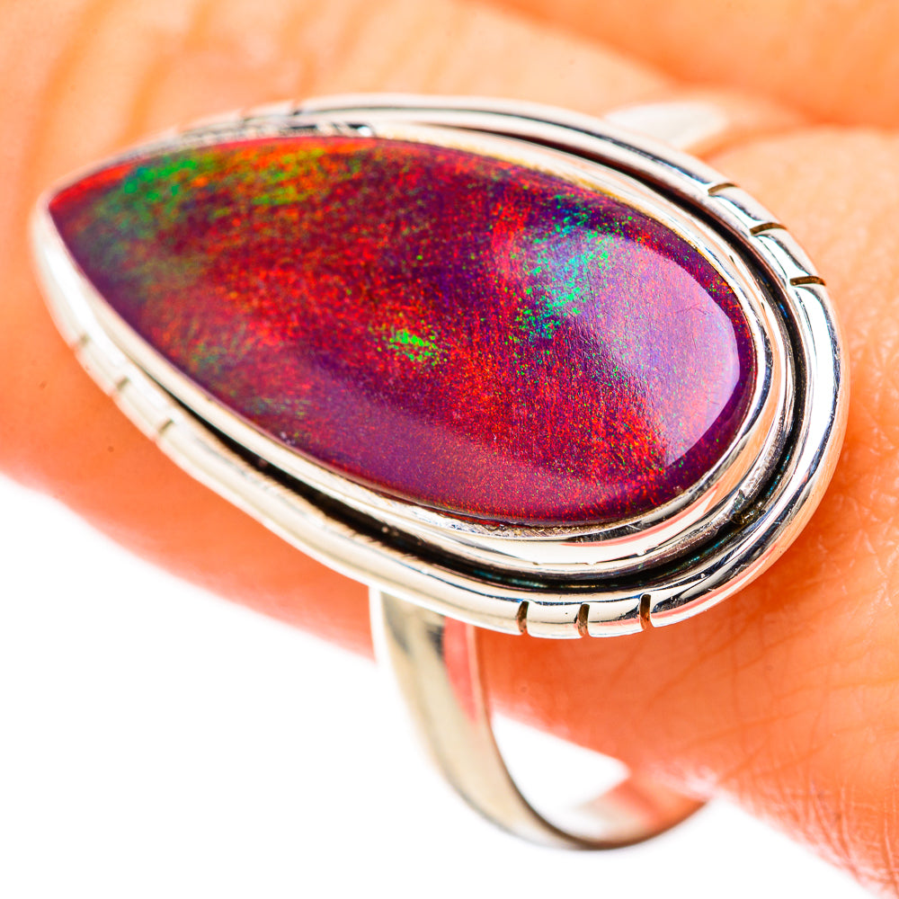 Aura Opal Rings handcrafted by Anasilvercos - RING128521