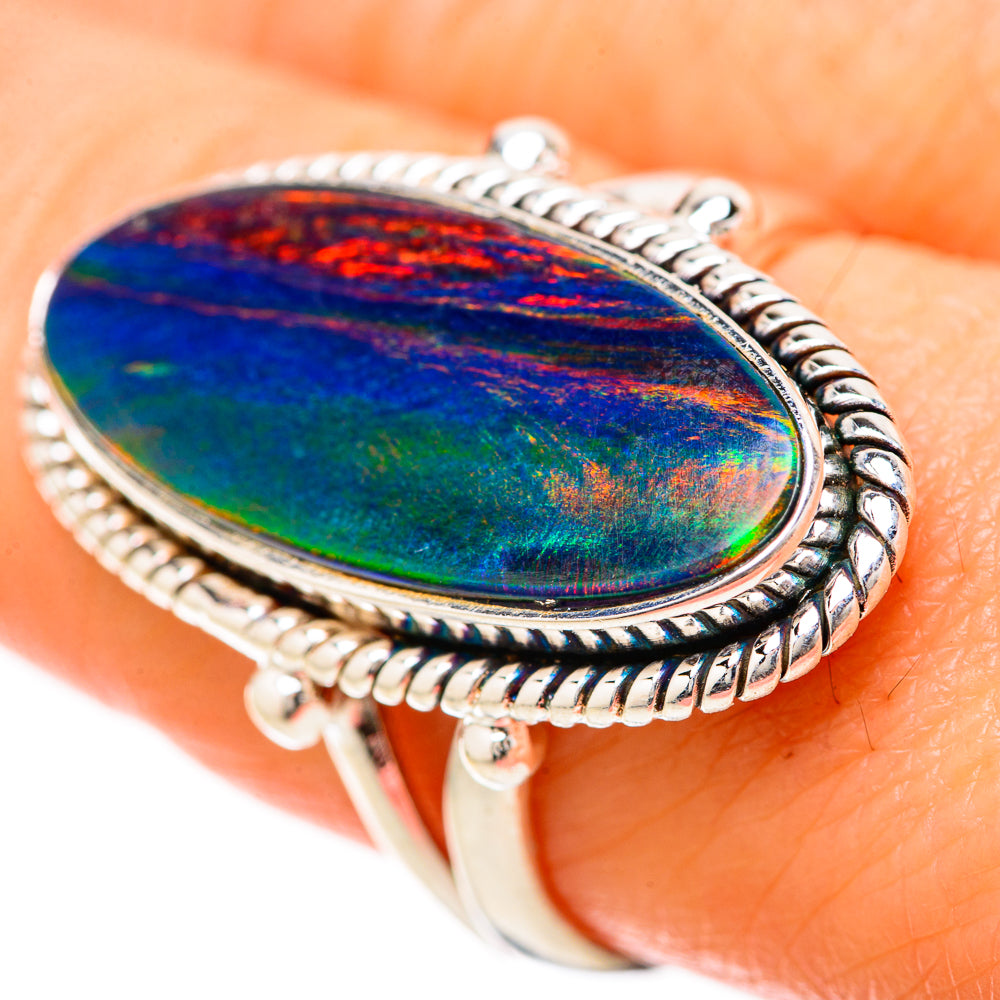 Aura Opal Rings handcrafted by Anasilvercos - RING128544