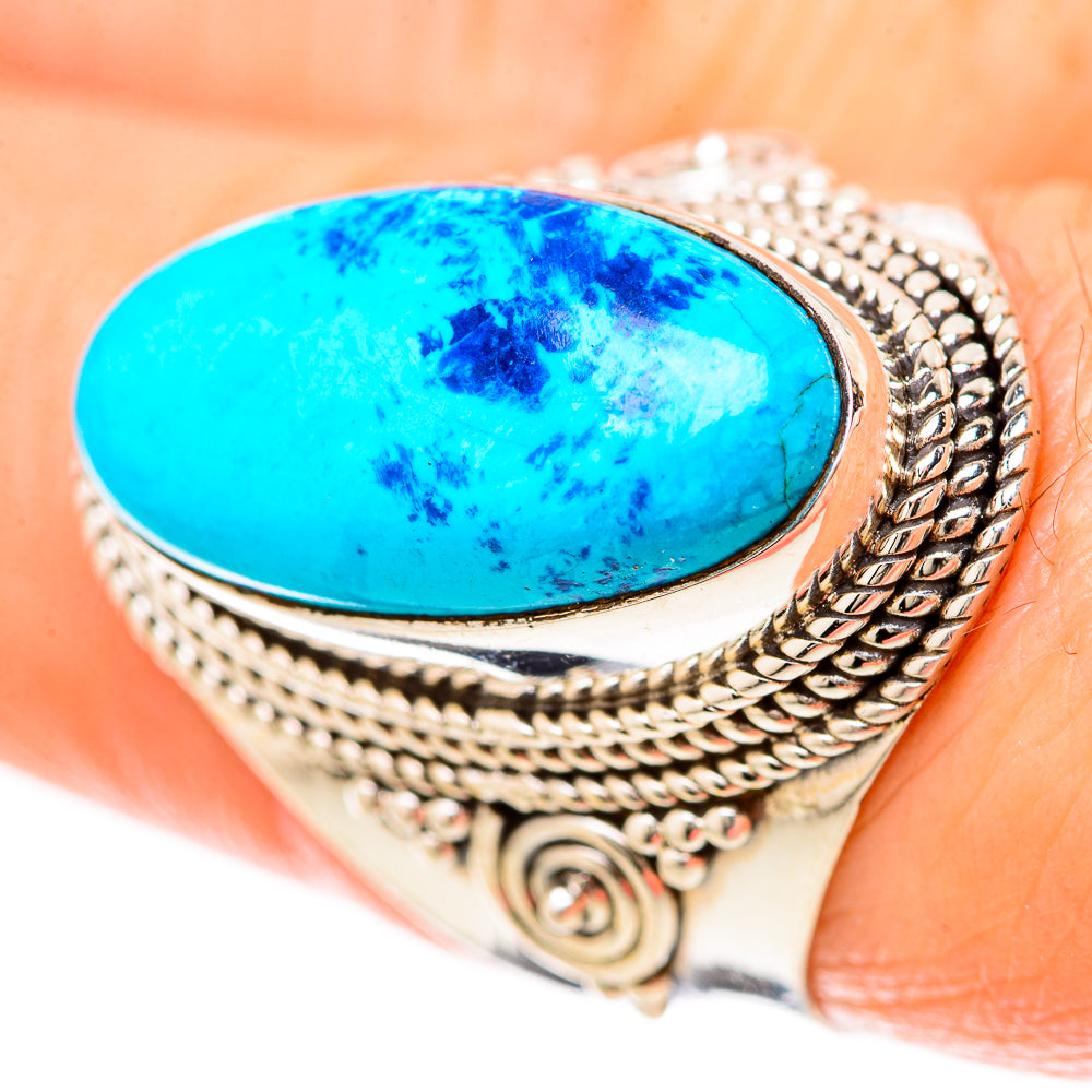 Chrysocolla Rings handcrafted by Anasilvercos - RING128555