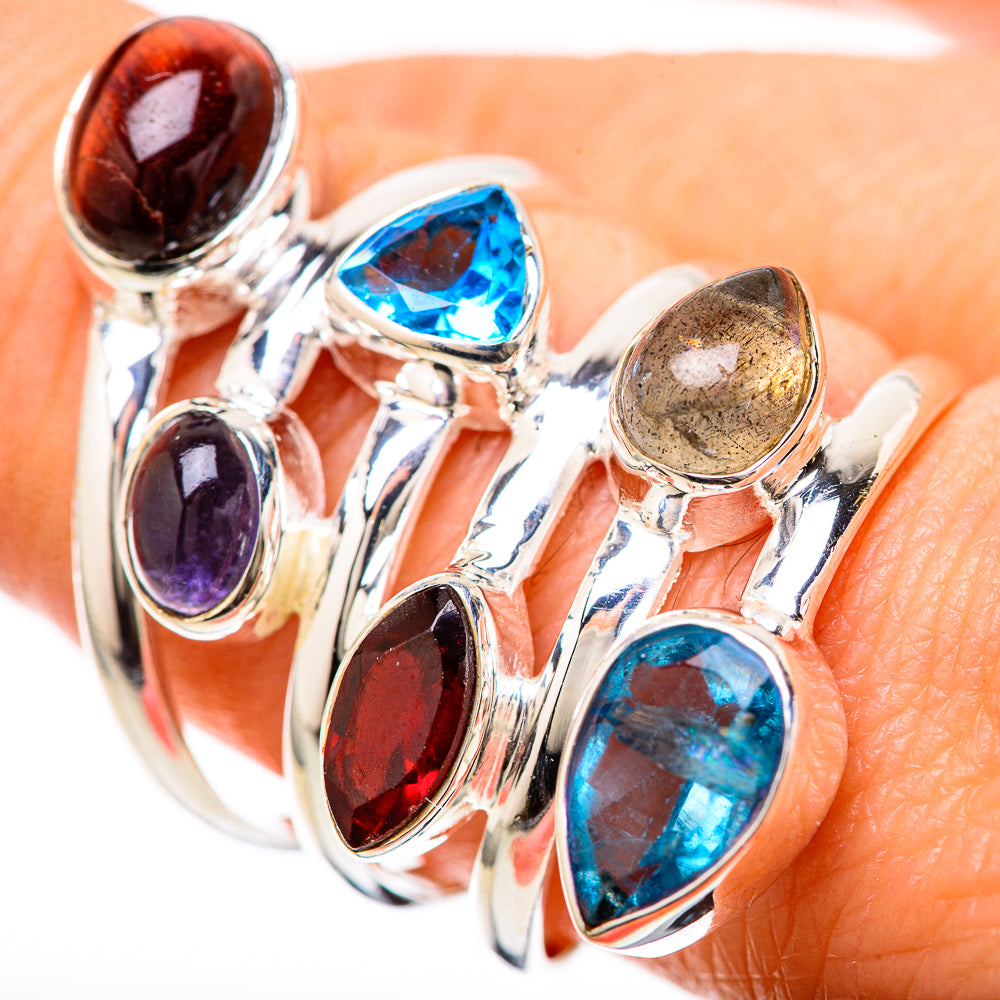 Red Tiger Eye Rings handcrafted by Anasilvercos - RING128604