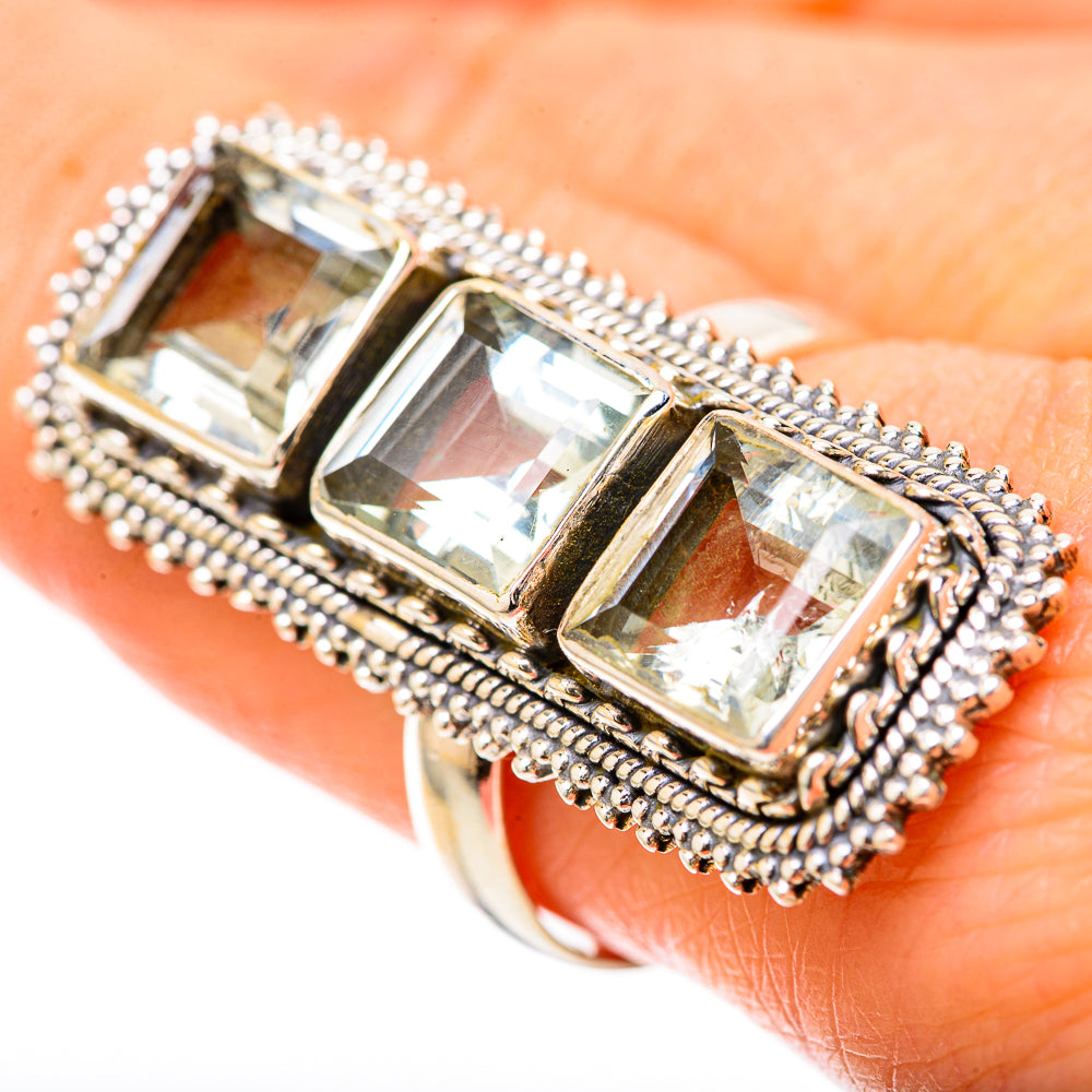 White Quartz Rings handcrafted by Anasilvercos - RING128617