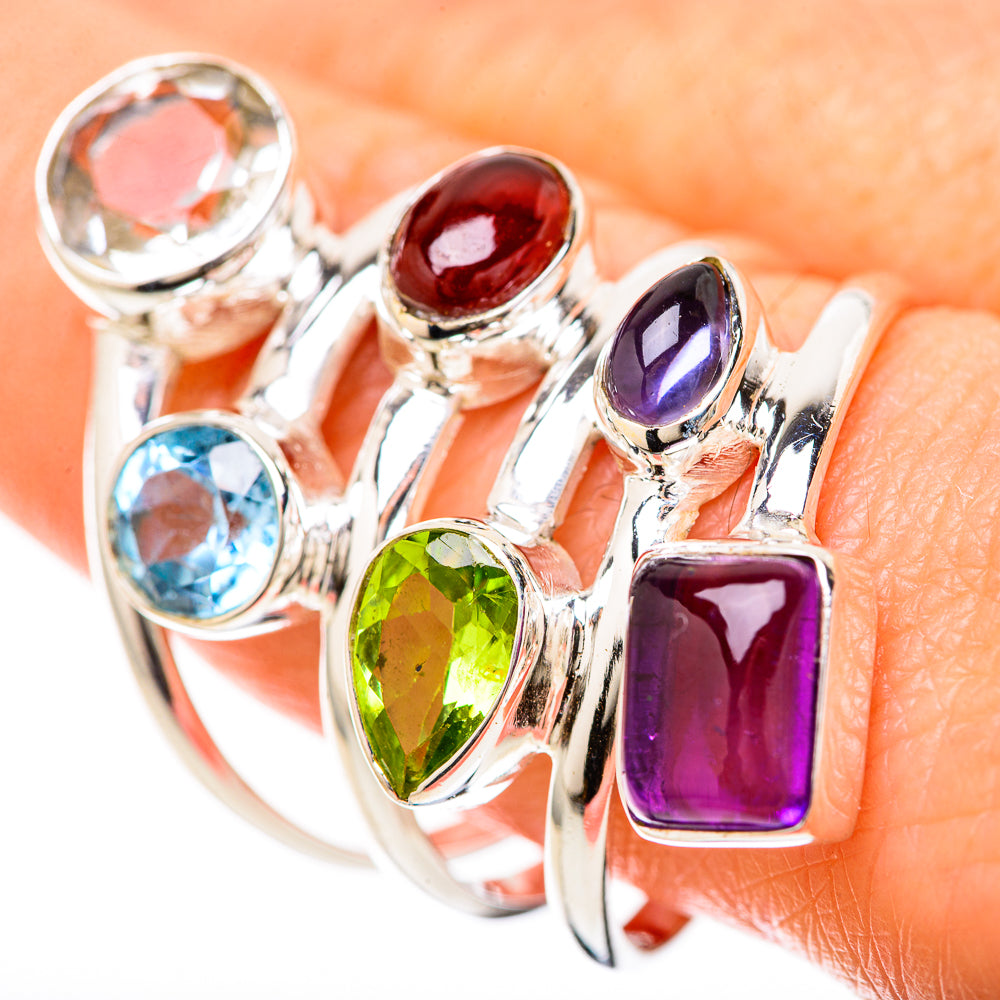 Amethyst Rings handcrafted by Anasilvercos - RING128618