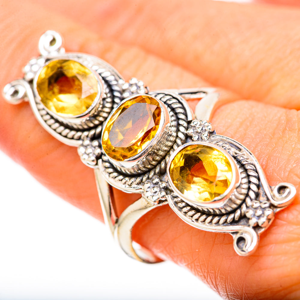 Citrine Rings handcrafted by Anasilvercos - RING128630 - Photo 3