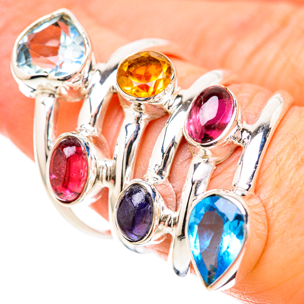 Blue Topaz Rings handcrafted by Anasilvercos - RING128633 - Photo 3
