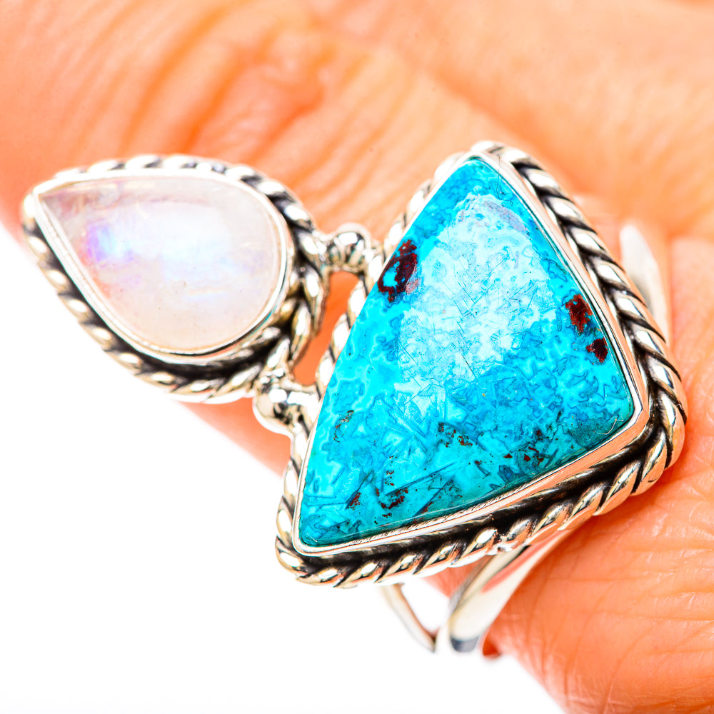 Chrysocolla Rings handcrafted by Anasilvercos - RING128640 - Photo 3