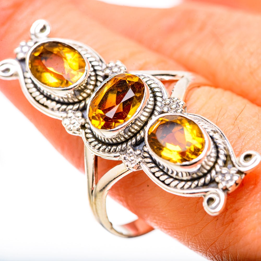 Citrine Rings handcrafted by Anasilvercos - RING128644 - Photo 3