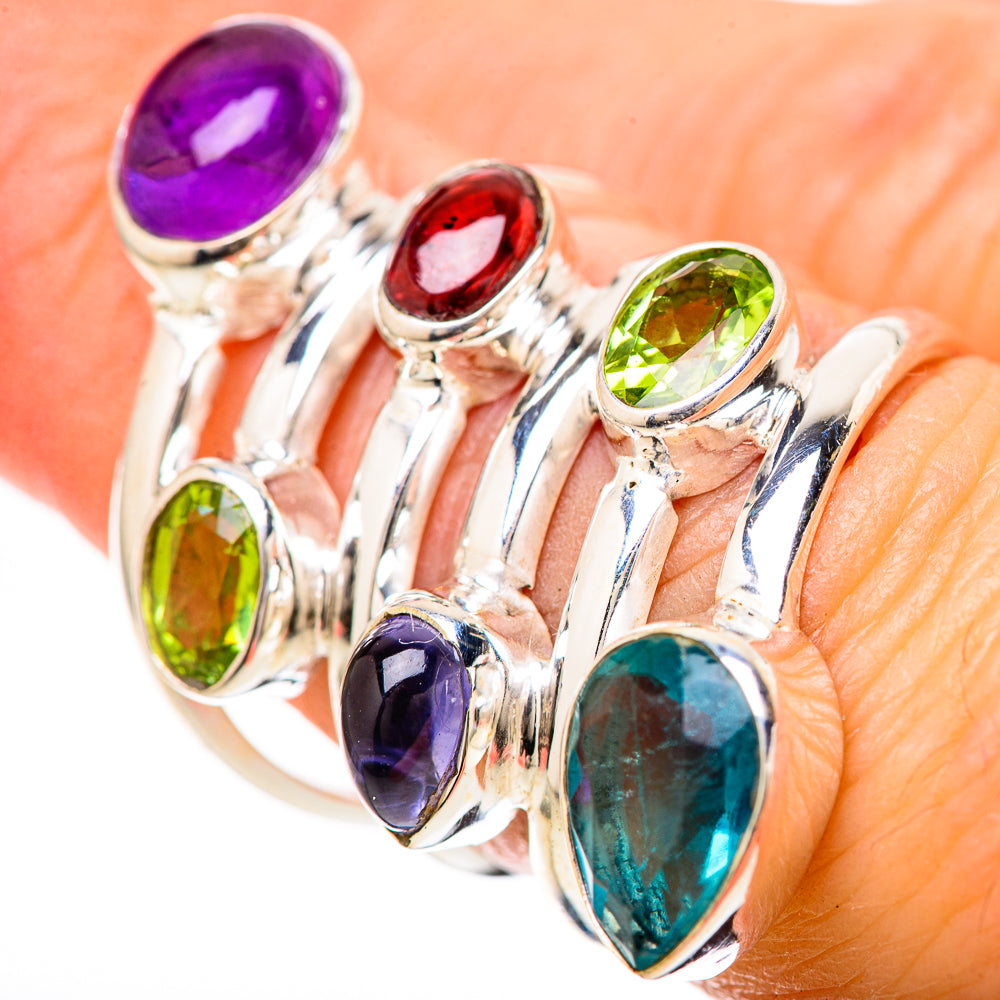 Amethyst Rings handcrafted by Anasilvercos - RING128648 - Photo 3