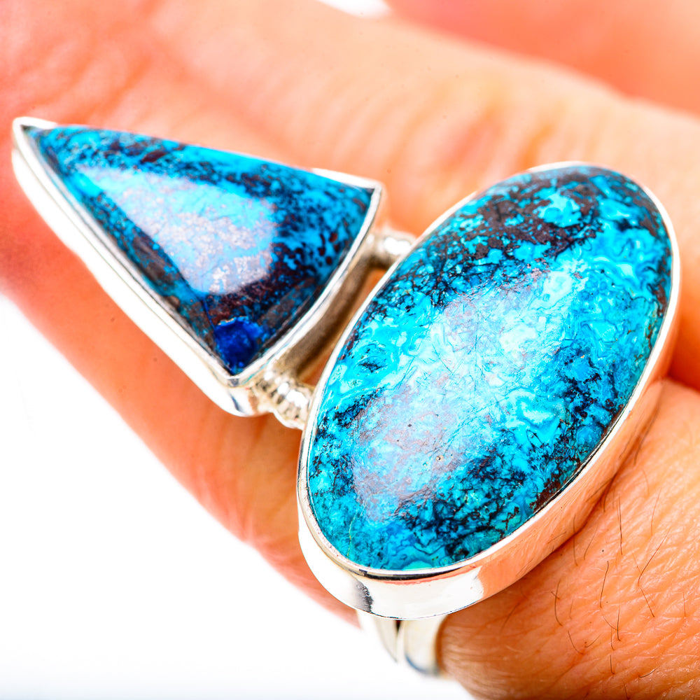Shattuckite Rings handcrafted by Anasilvercos - RING128651 - Photo 3