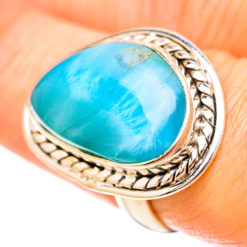 Larimar Rings handcrafted by Anasilvercos - RING128665 - Photo 3
