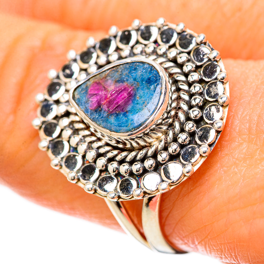 Ruby Fuchsite Rings handcrafted by Anasilvercos - RING128667 - Photo 3