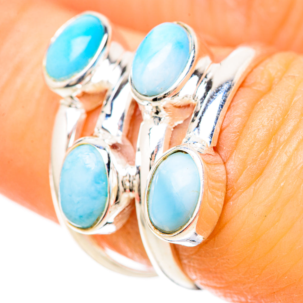 Larimar Rings handcrafted by Anasilvercos - RING128672 - Photo 3