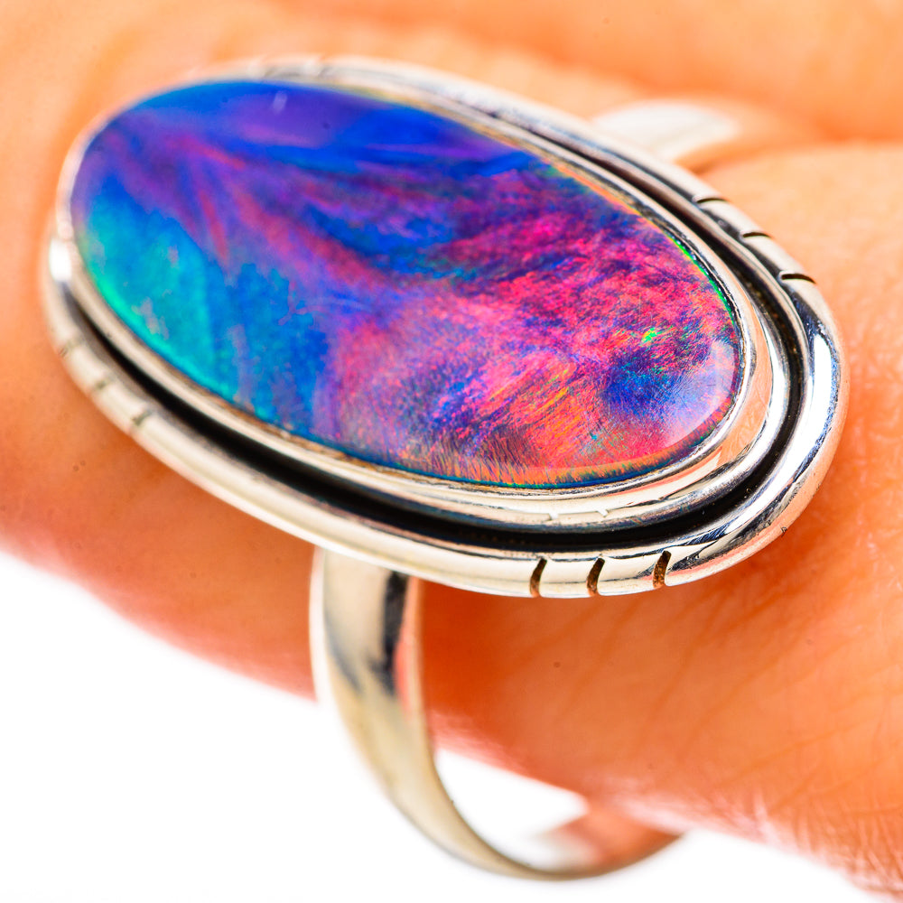 Aura Opal Rings handcrafted by Anasilvercos - RING128679 - Photo 3