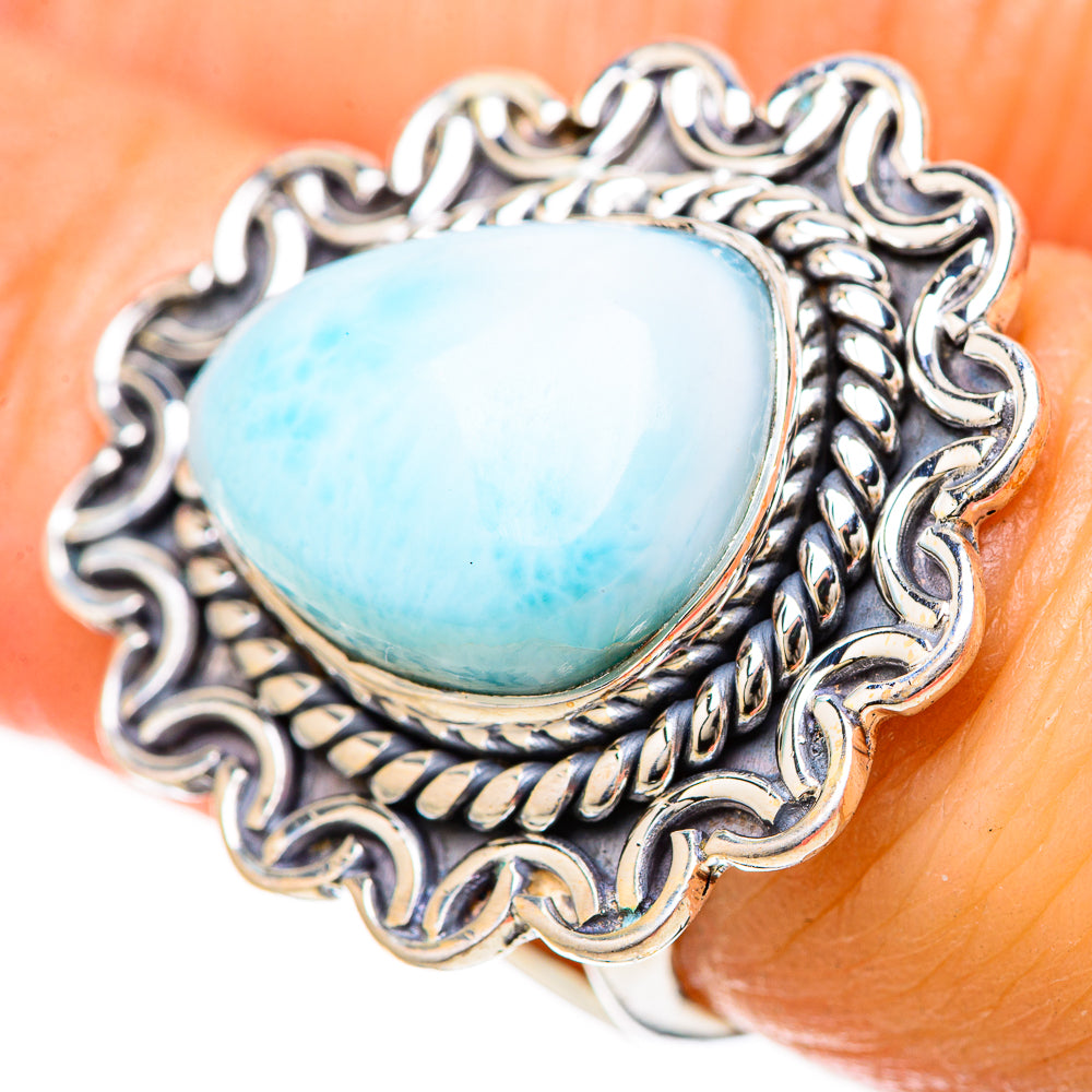 Larimar Rings handcrafted by Anasilvercos - RING128684 - Photo 3