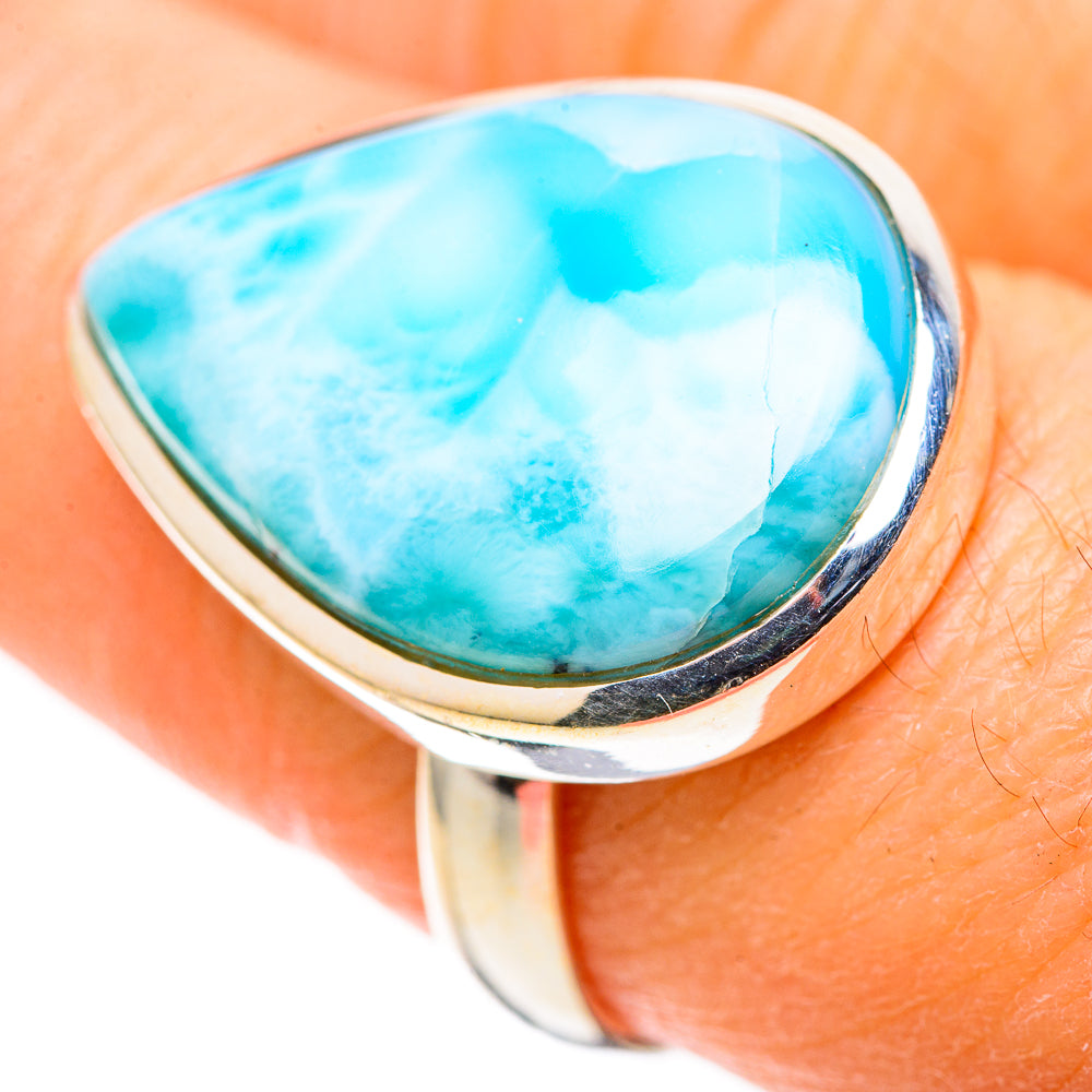 Larimar Rings handcrafted by Anasilvercos - RING128690 - Photo 3