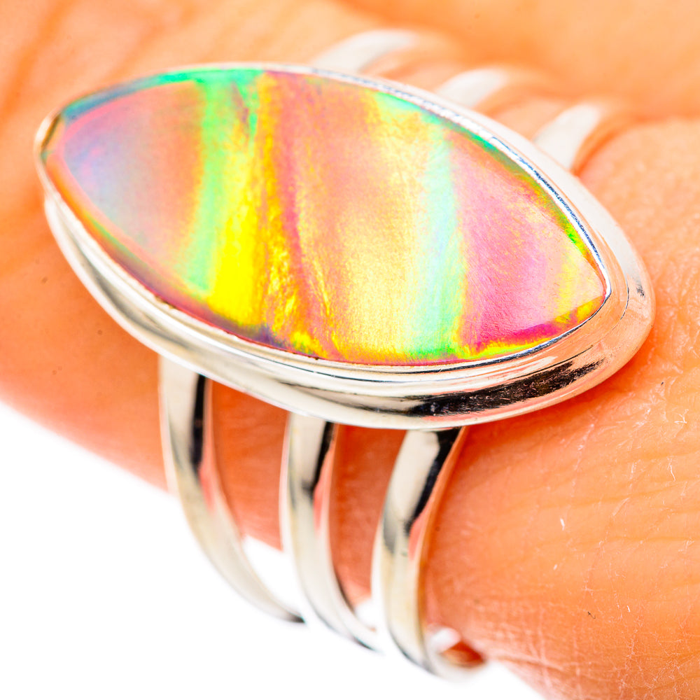 Aura Opal Rings handcrafted by Anasilvercos - RING128703 - Photo 3