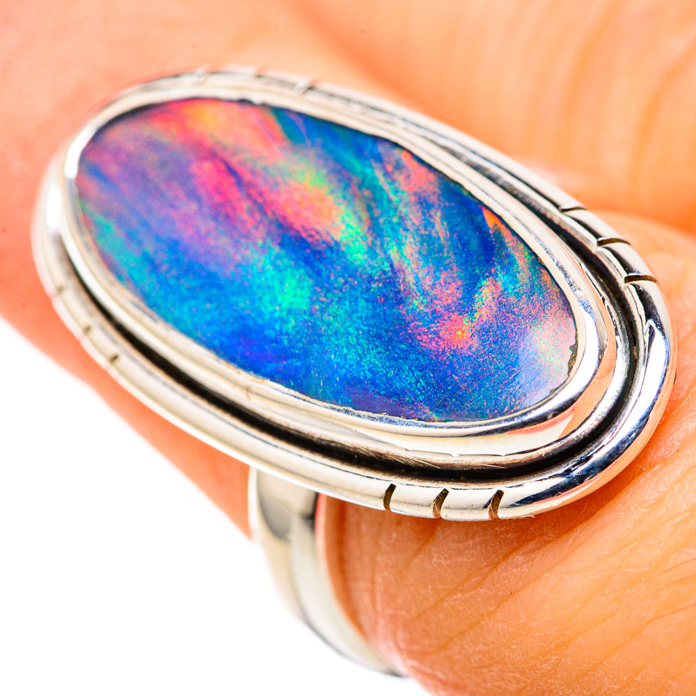 Aura Opal Rings handcrafted by Anasilvercos - RING128704 - Photo 3