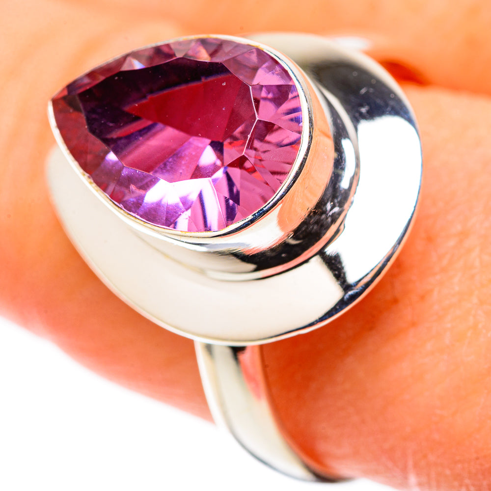 Color Change Alexandrite (Lab.) Rings handcrafted by Anasilvercos - RING128722