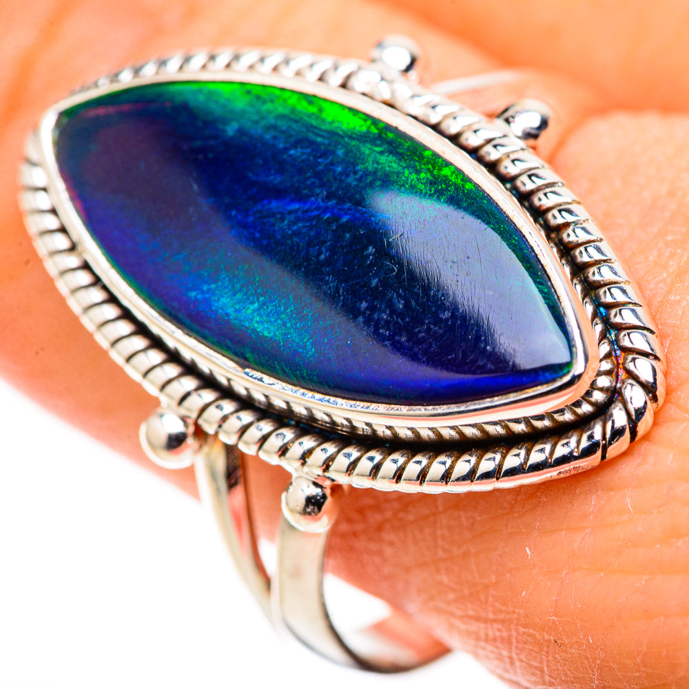 Aura Opal Rings handcrafted by Anasilvercos - RING128731
