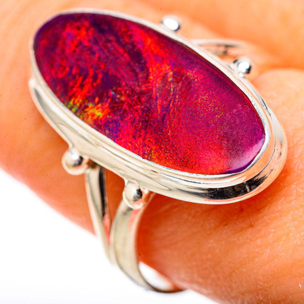 Aura Opal Rings handcrafted by Anasilvercos - RING128732 - Photo 3