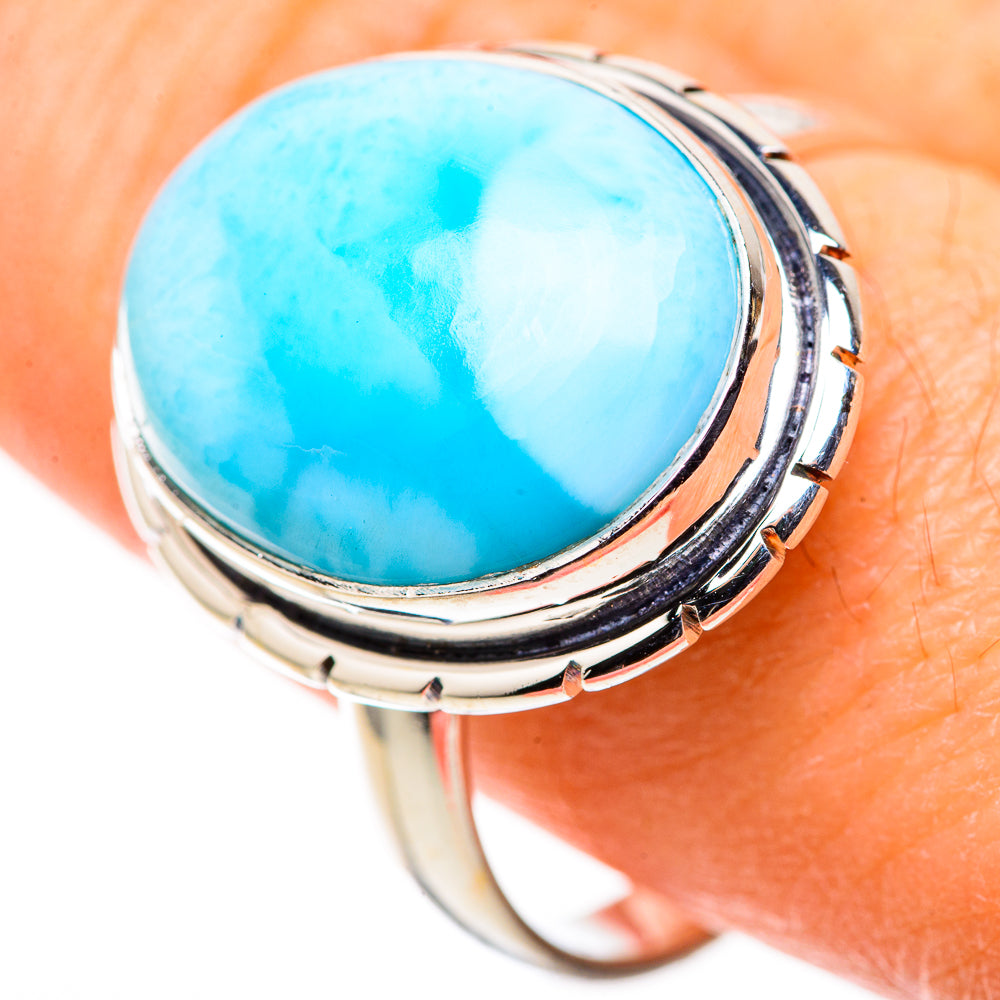 Larimar Rings handcrafted by Anasilvercos - RING128733 - Photo 3