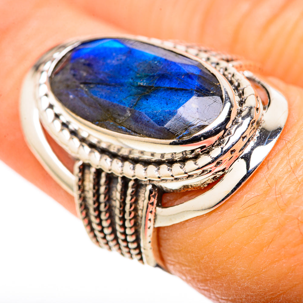 Labradorite Rings handcrafted by Anasilvercos - RING128736 - Photo 3
